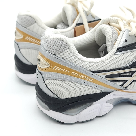 1203A320-100 Asics Gel GT-2160 Cream Pure Silver Dad Shoe Men's Size 10 - Picture 8 of 10